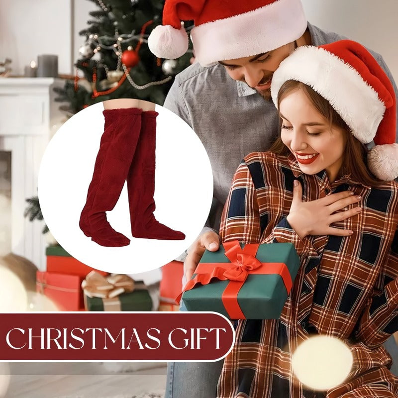 💕Velvety Fleece Knee Socks For Christmas❄️🎅