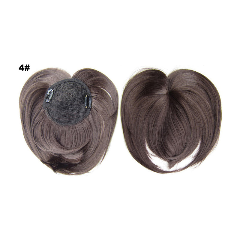 Heart-shaped bangs wig