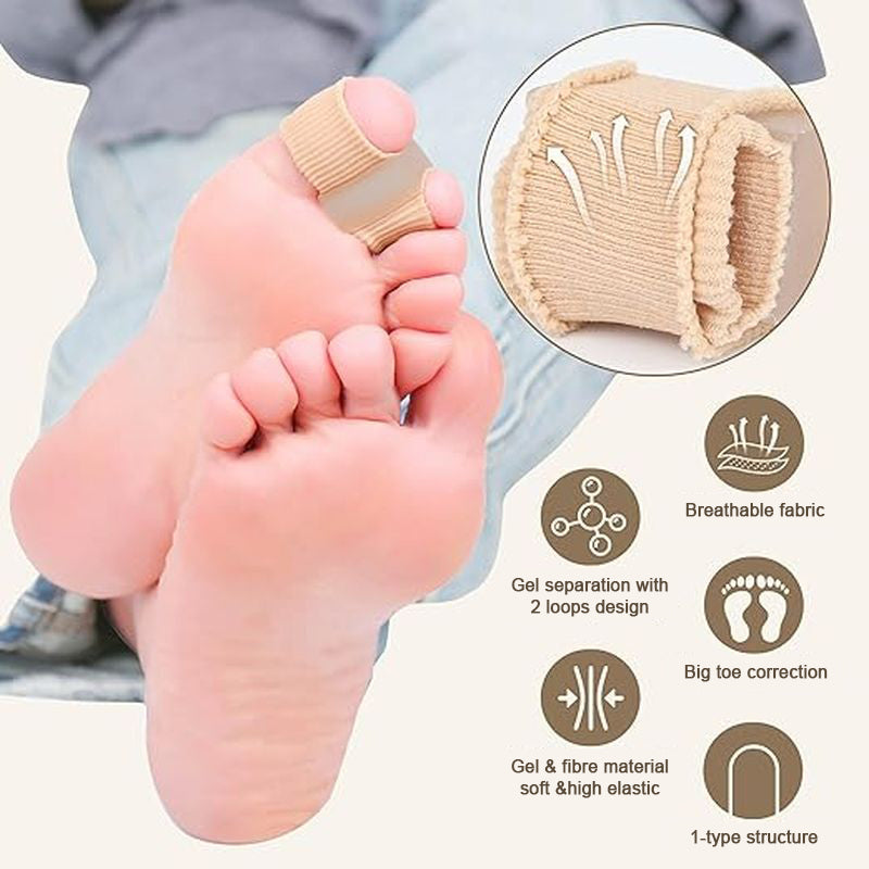 Toe separator for correcting hallux valgus