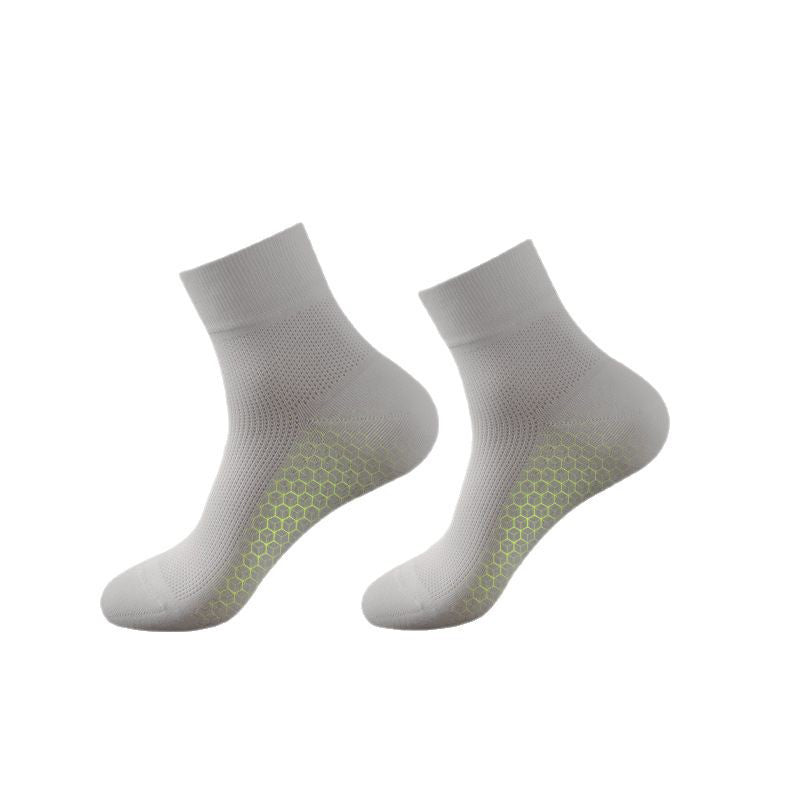 Men's Odor-Resistant Breathable Mesh Mid-Calf Socks