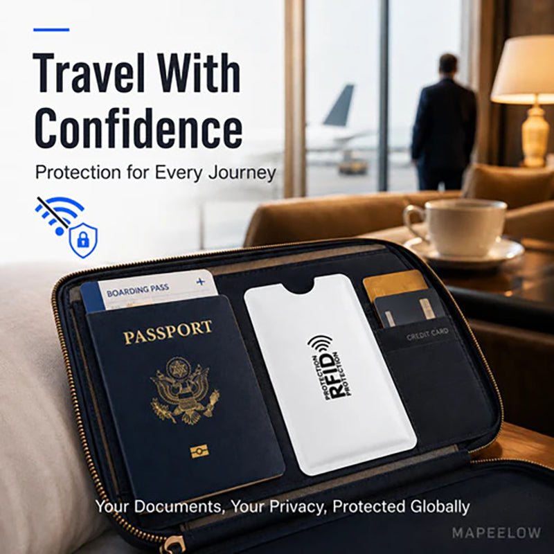 RFID-blocking credit card holder