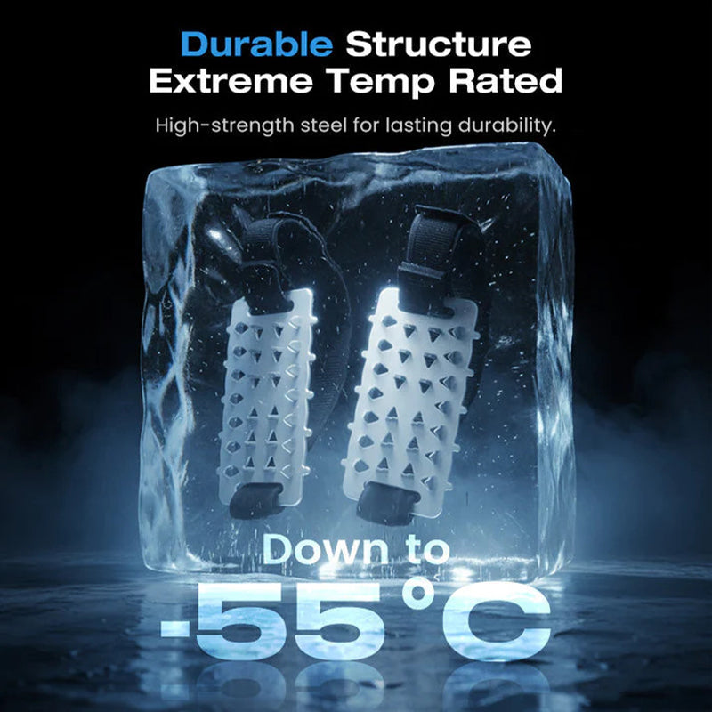 Durable anti-slip shoe crampon set