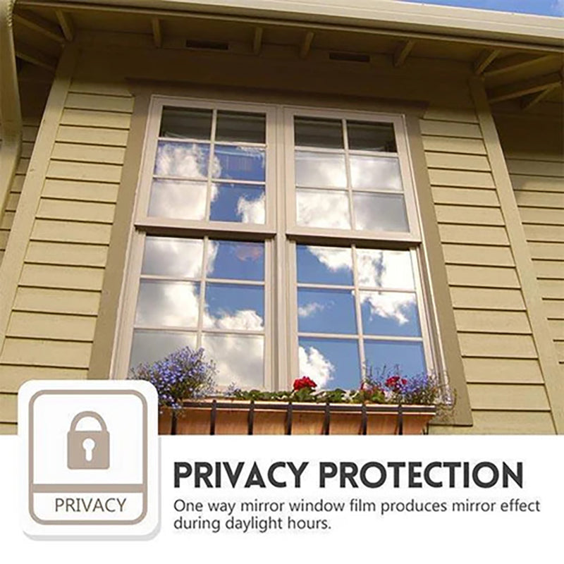 UV-protective heat-insulating privacy film
