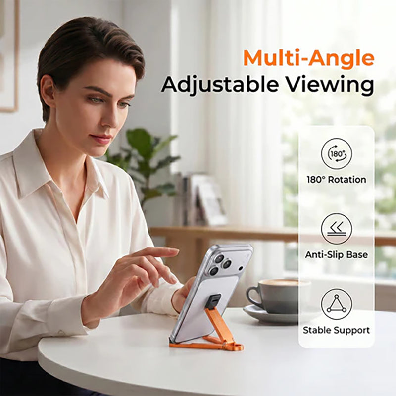 Mini Aluminum Alloy Phone Stand Keychain – Foldable Desktop Stand
