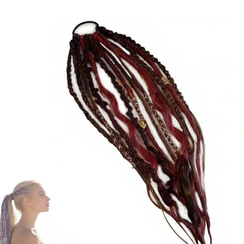 Elastic ponytail dreadlocks