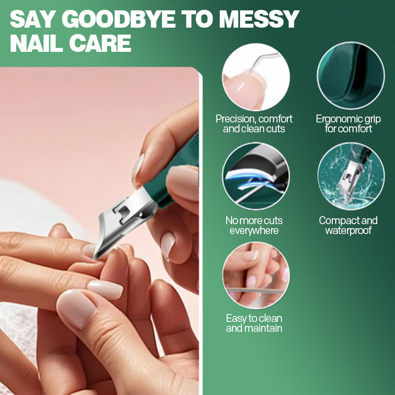 Large opening nail clipper set