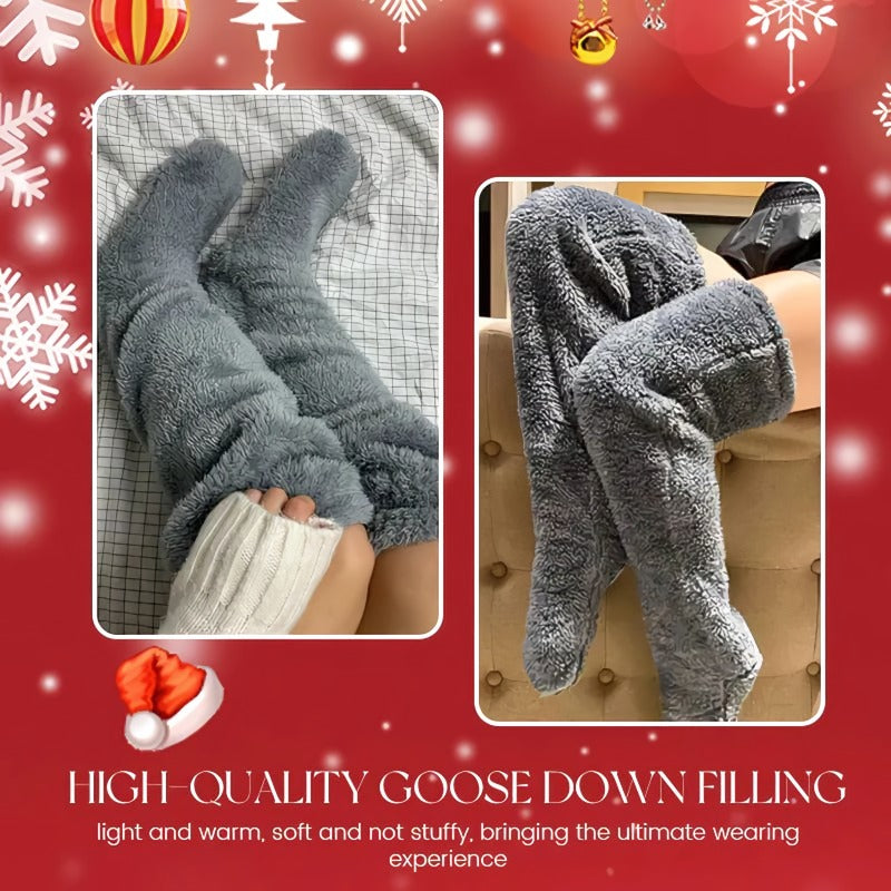 💕Velvety Fleece Knee Socks For Christmas❄️🎅