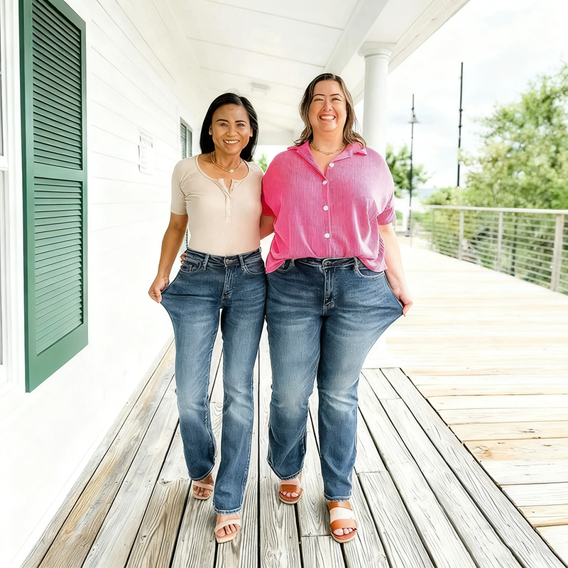 ⏰👖High-stretch tummy-control jeans