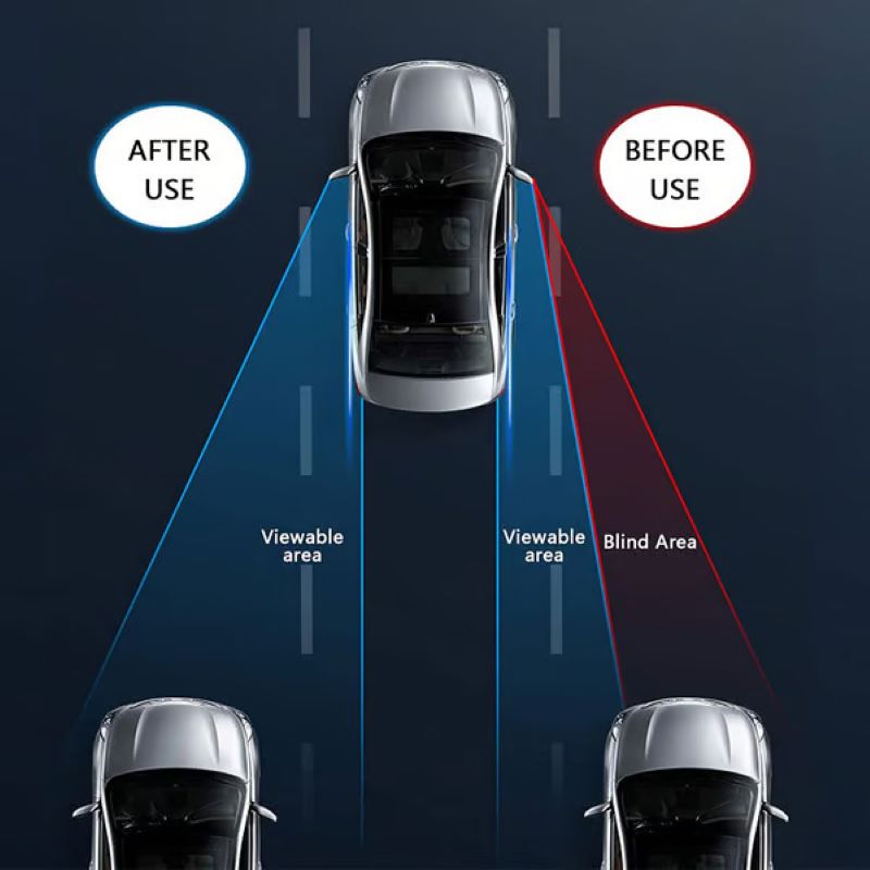 Car blind spot mirror (1 pair)