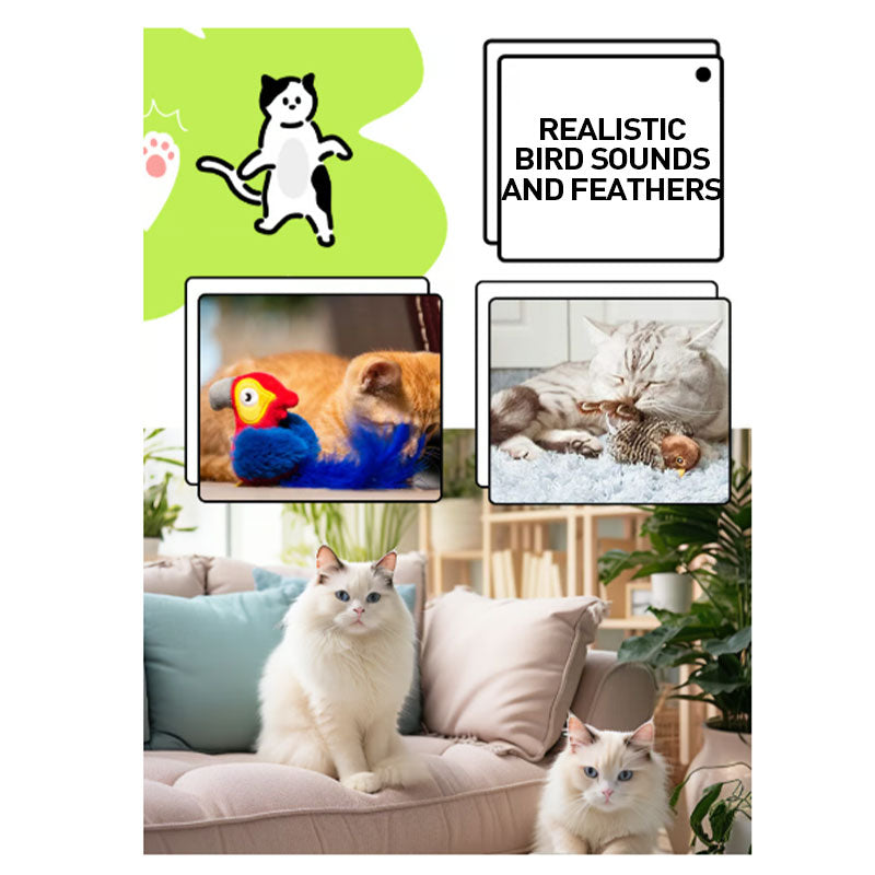 Simulation bird pet toy