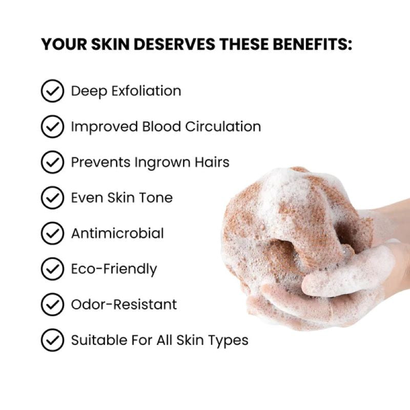 African high elastic exfoliating mesh bath towel