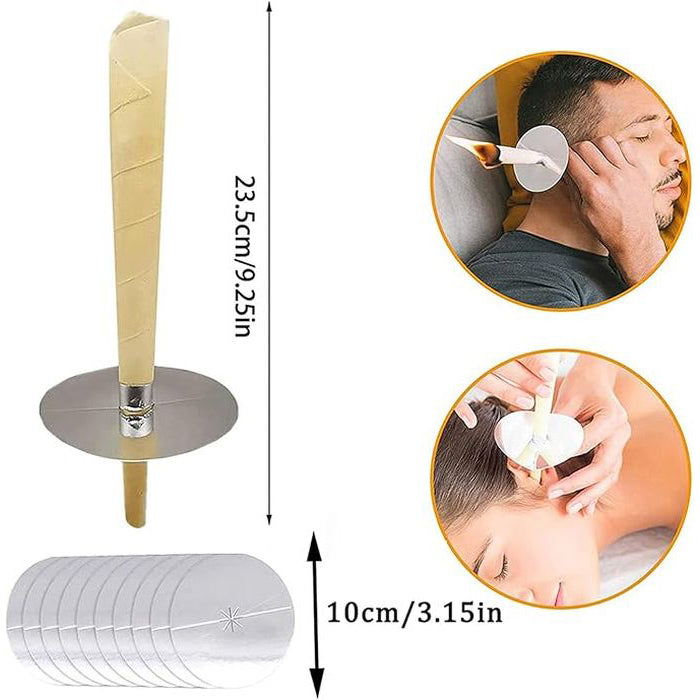 Flared Beeswax Ear Candles