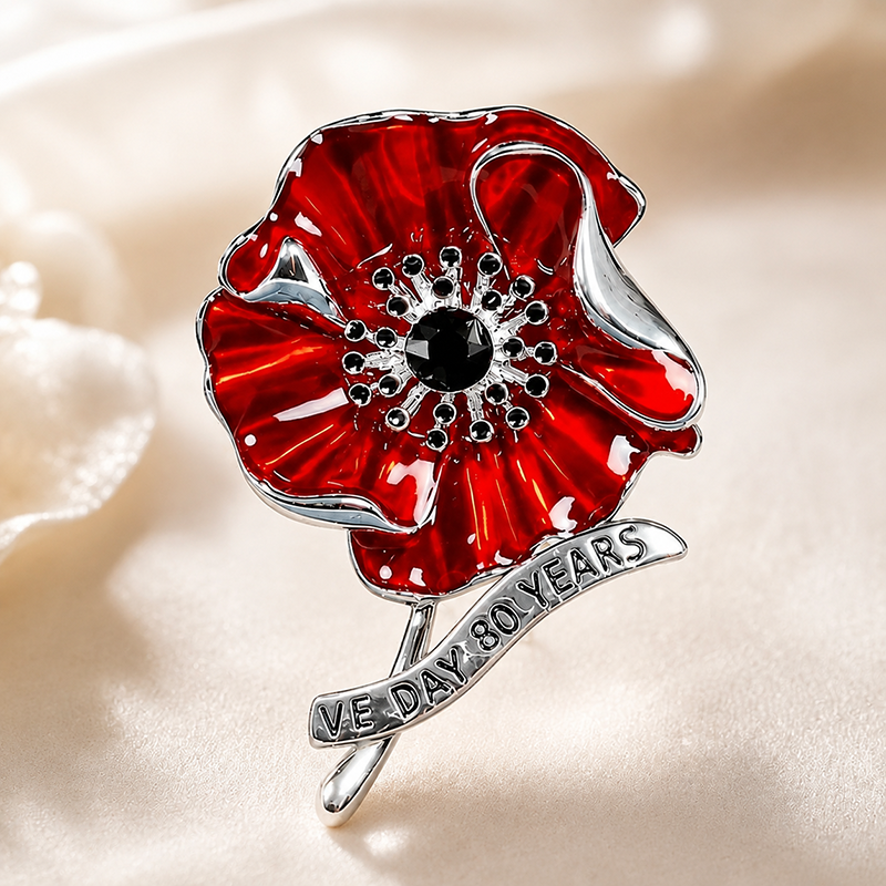 Red Poppy Brooch-BUY 1 GET 1 FREE (2 PCS)