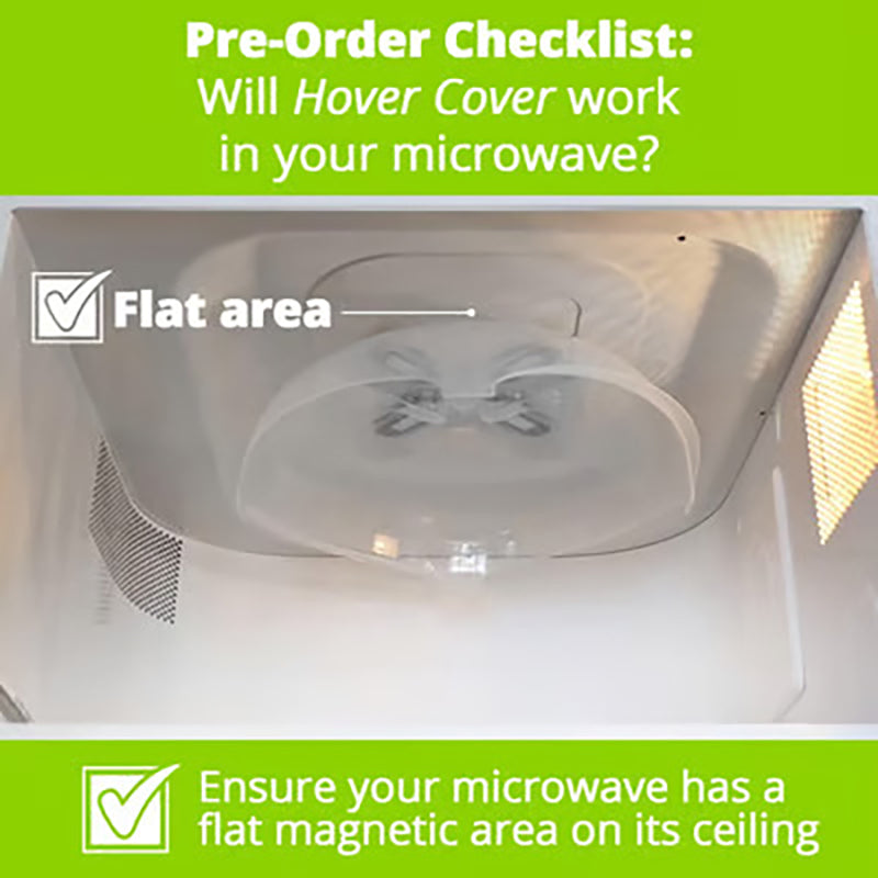 12-inch Microwave oven splash-proof magnetic lid
