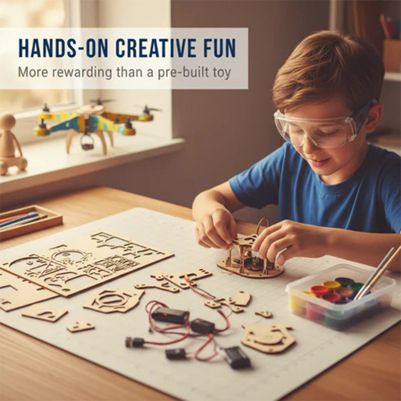 DIY Wooden Drone Assembly Kit