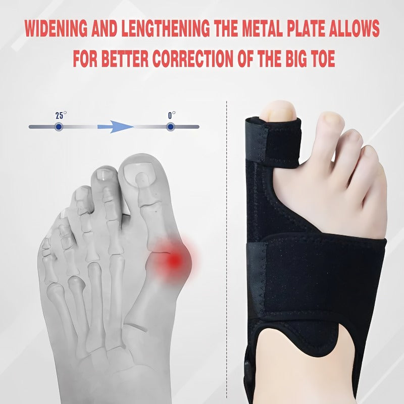 Adjustable hallux valgus corrector