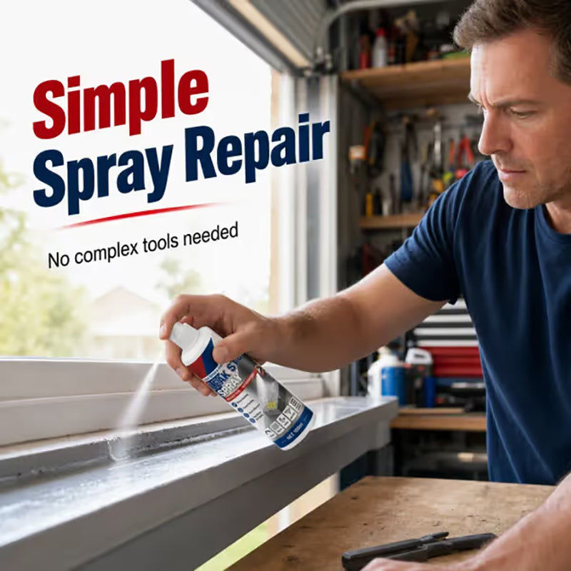 Waterproof leak repair and sealant spray