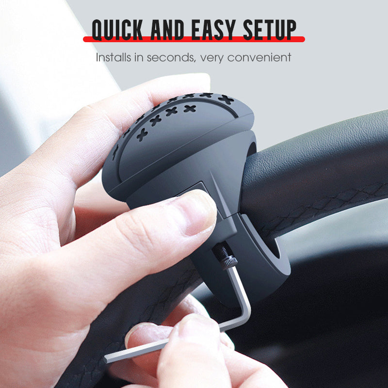 Steering wheel power steering ball