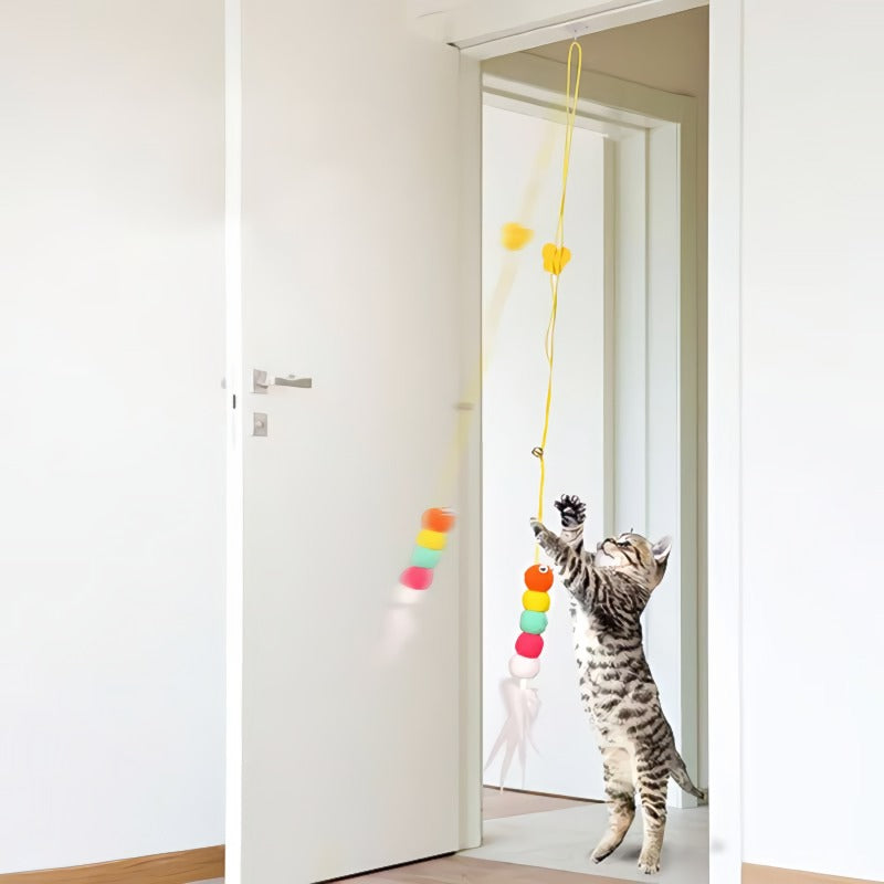 Hanging Door Bounce Cat Interactive Toy