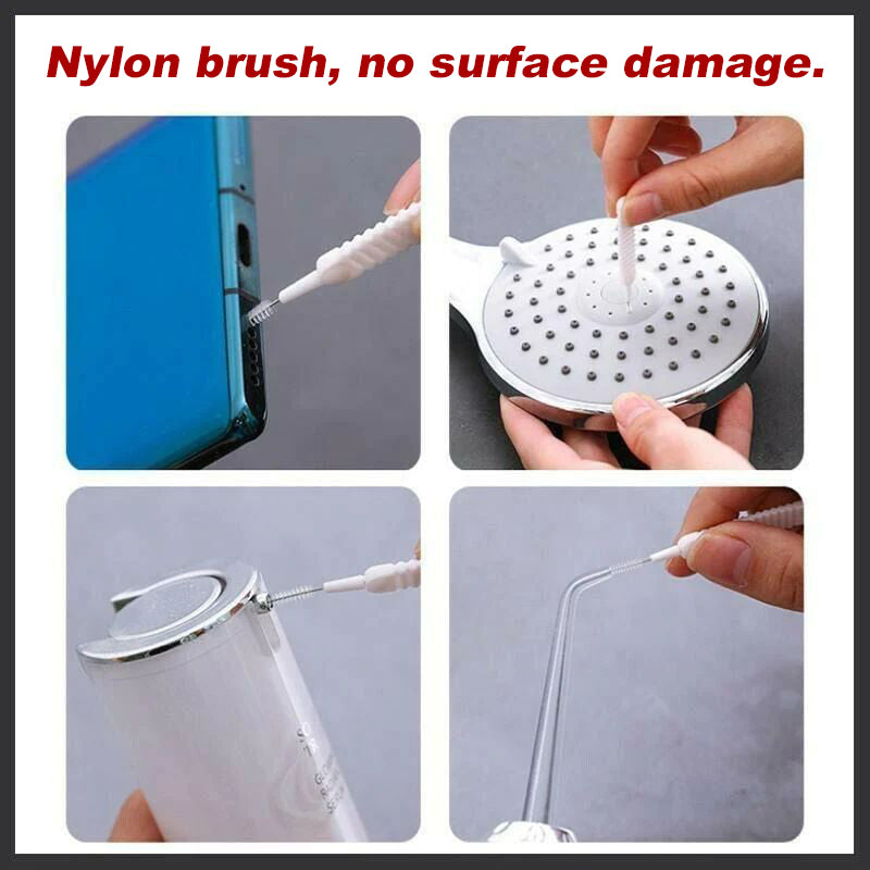 Crevice cleaning brush