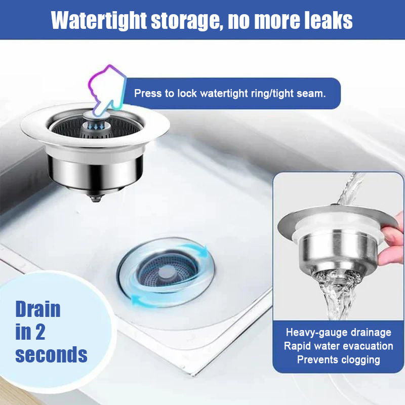 Upgraded Sink Bounce Core Drain Strainer