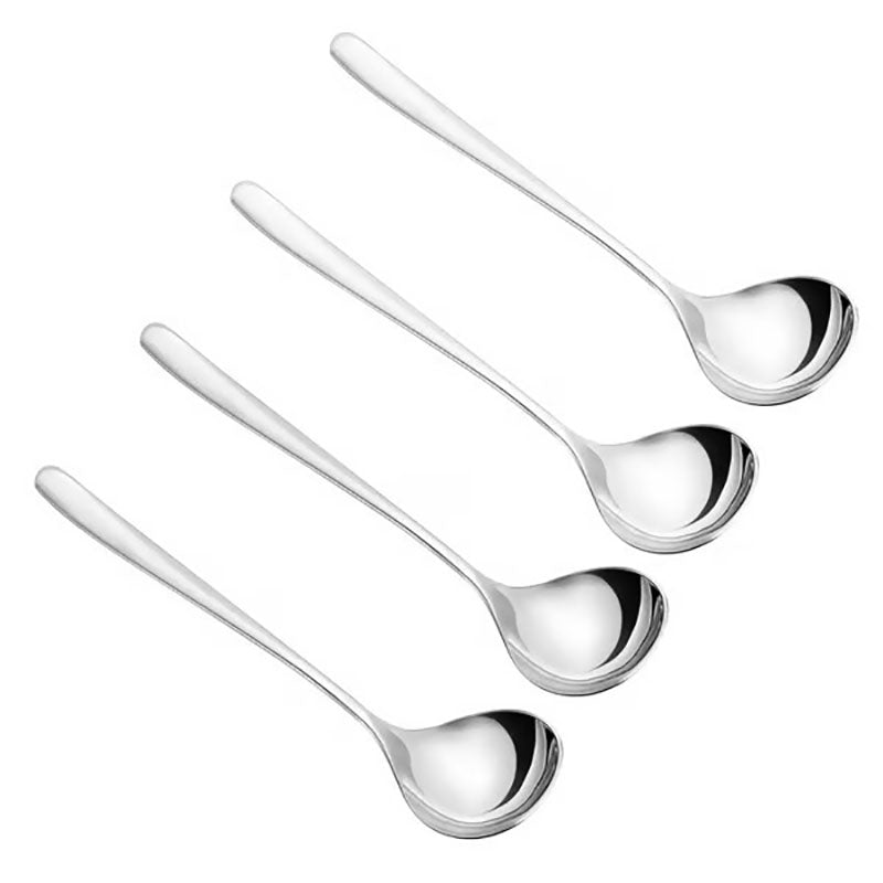 Stainless Steel Spoons (Pack of 4 or 6)