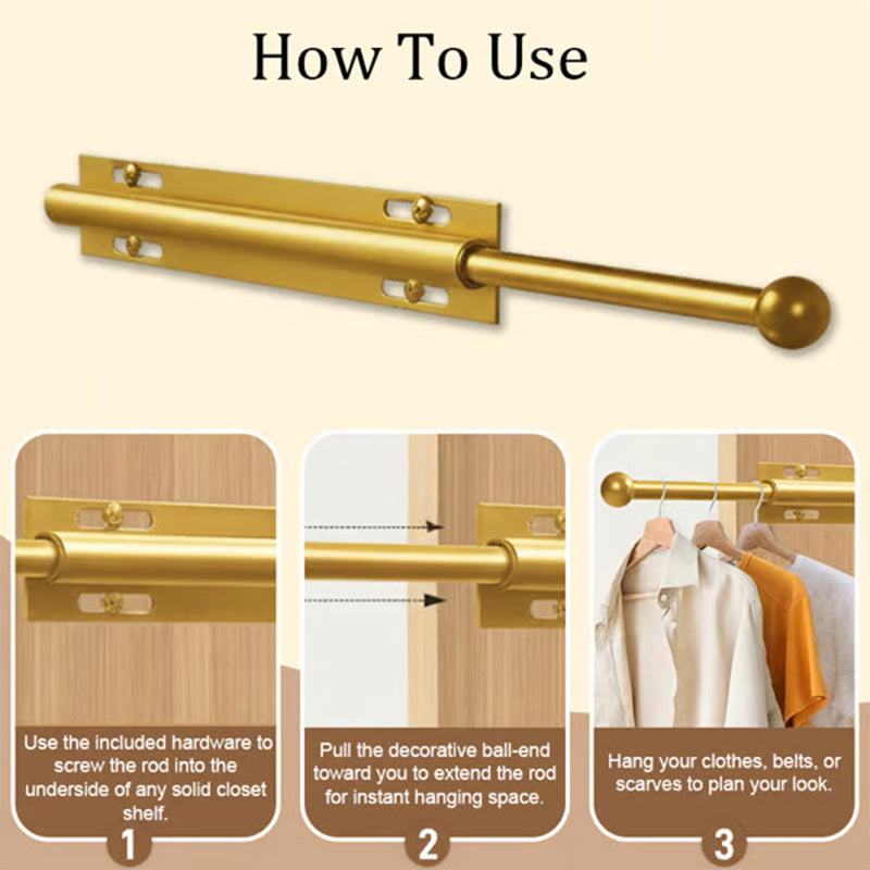 Sliding hangers for wardrobes