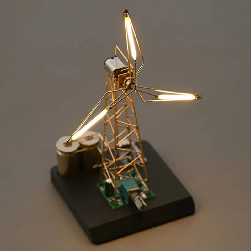 Rotating windmill night light