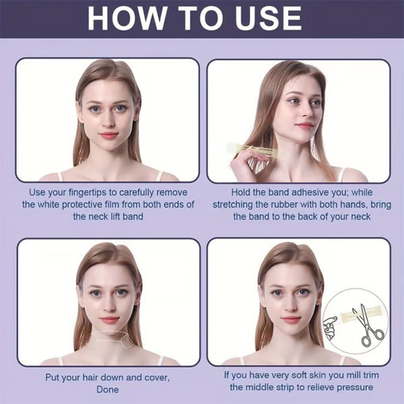 Face and neck lifting and firming tape (long-lasting)