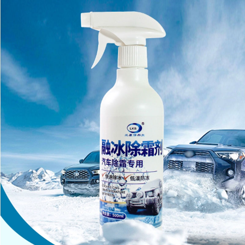 Car windshield defrosting, snow melting and de-icing agents