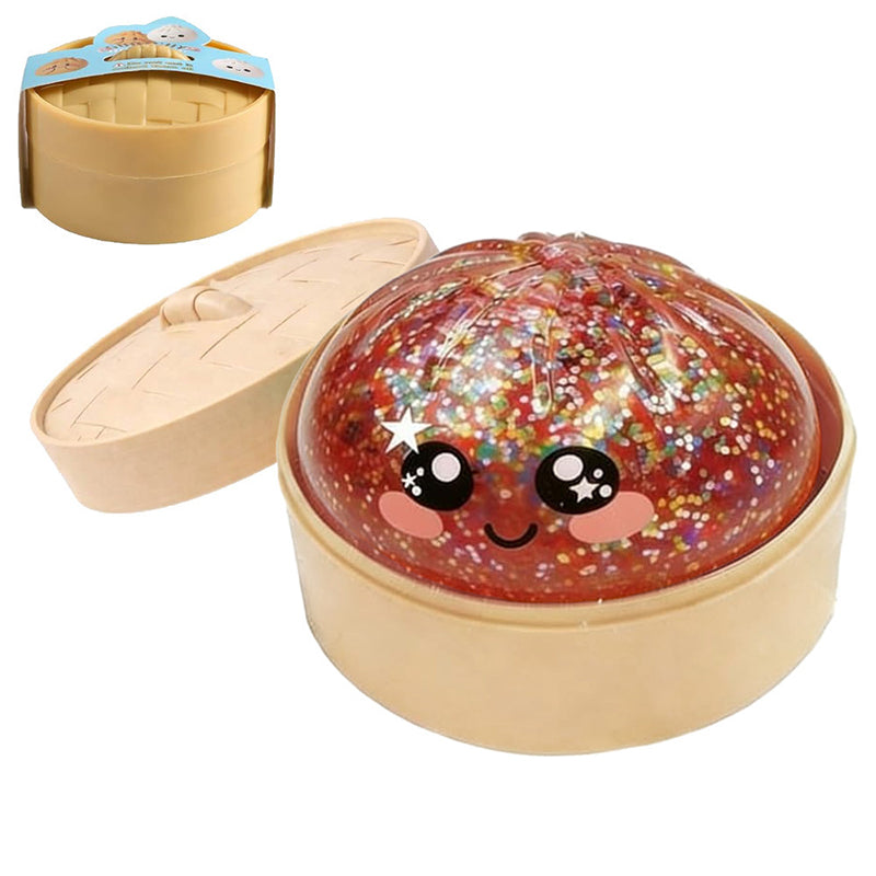 Glowing "Steamed Bun" Style Mystery Stress-Relief Squeeze Toy (Color Random)