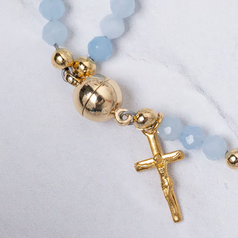 Handmade rosary bracelet