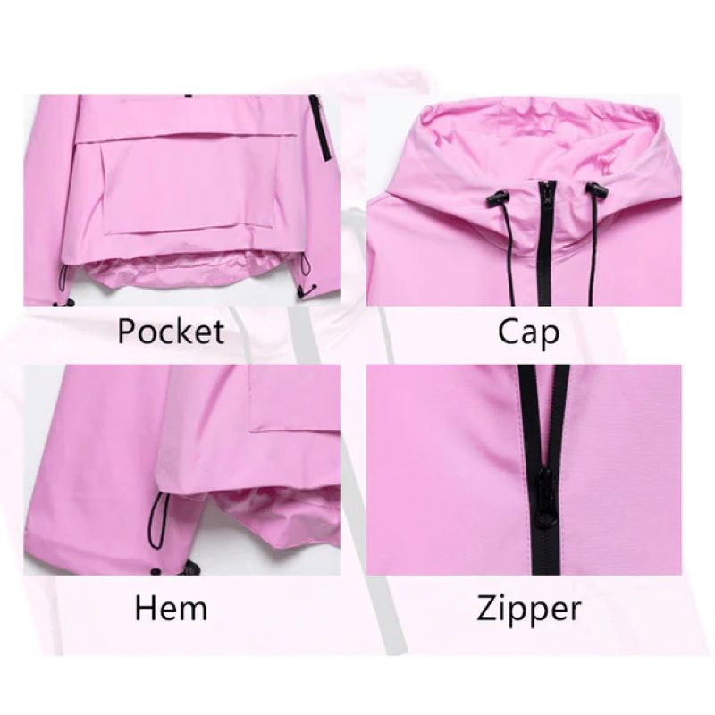 💦Three-in-one waterproof, rainproof, windproof and cold-proof women's jacket