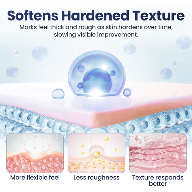 Lavender-textured scar repair gel