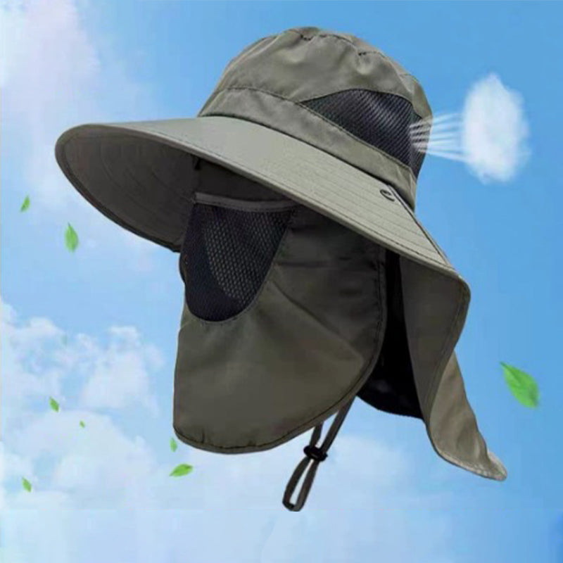 Sun protection hat to cover face