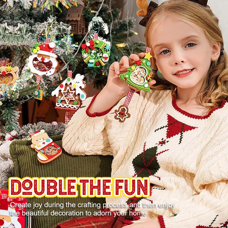 DIY Sequin Felt Christmas Decorations