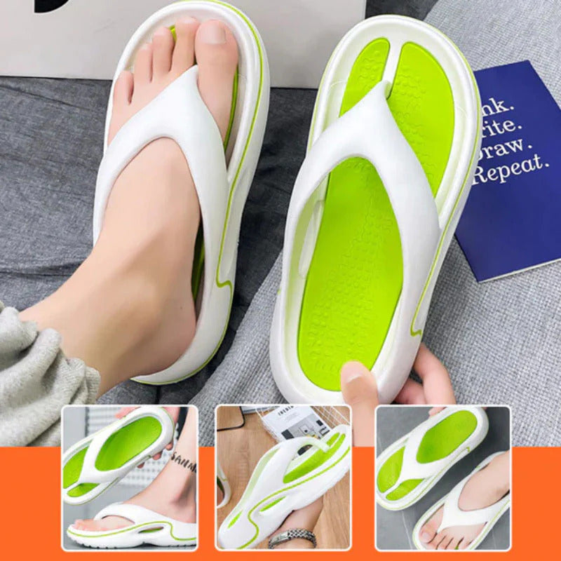Comfortable Summer Flip Flops with Thick Soles