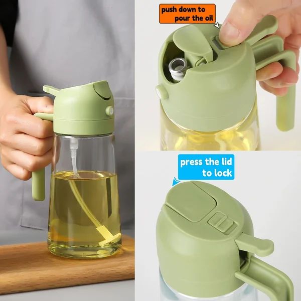 2 in 1 oil pouring bottle