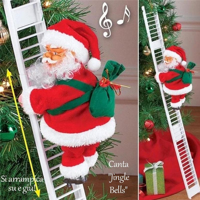 Santa Claus Climbs the Ladders