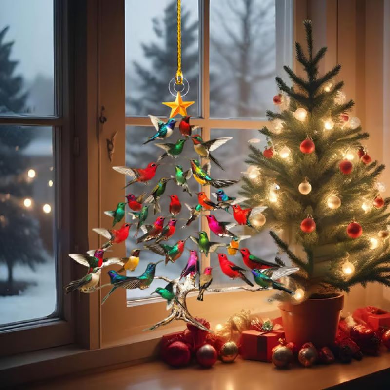 🔥🐦🎄Hummingbird Christmas Decoration✨