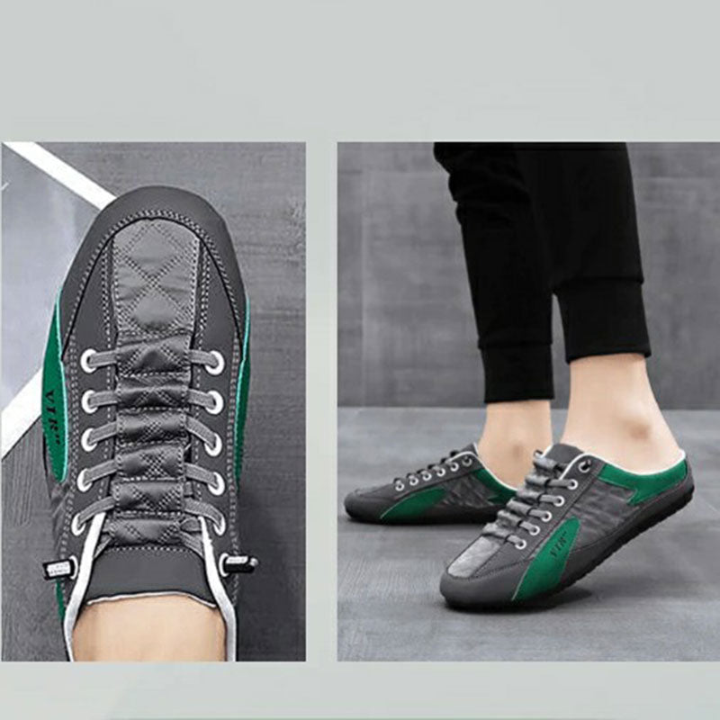 Men's open instep sneakers