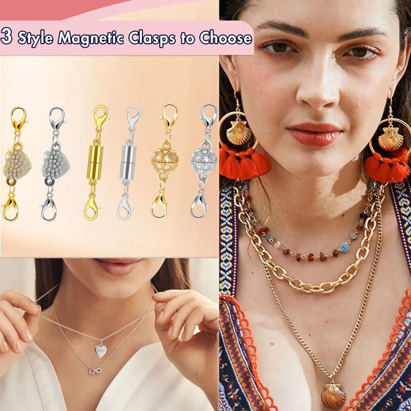 🔥🔥 Magnetic Necklace Clasps and Closures