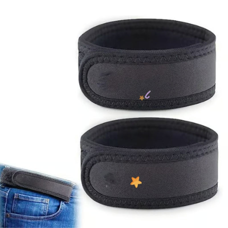 Portable buckleless belt