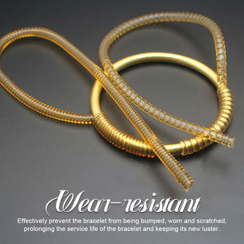 Size adjuster for bracelet and ring anti-abrasion protective sleeves