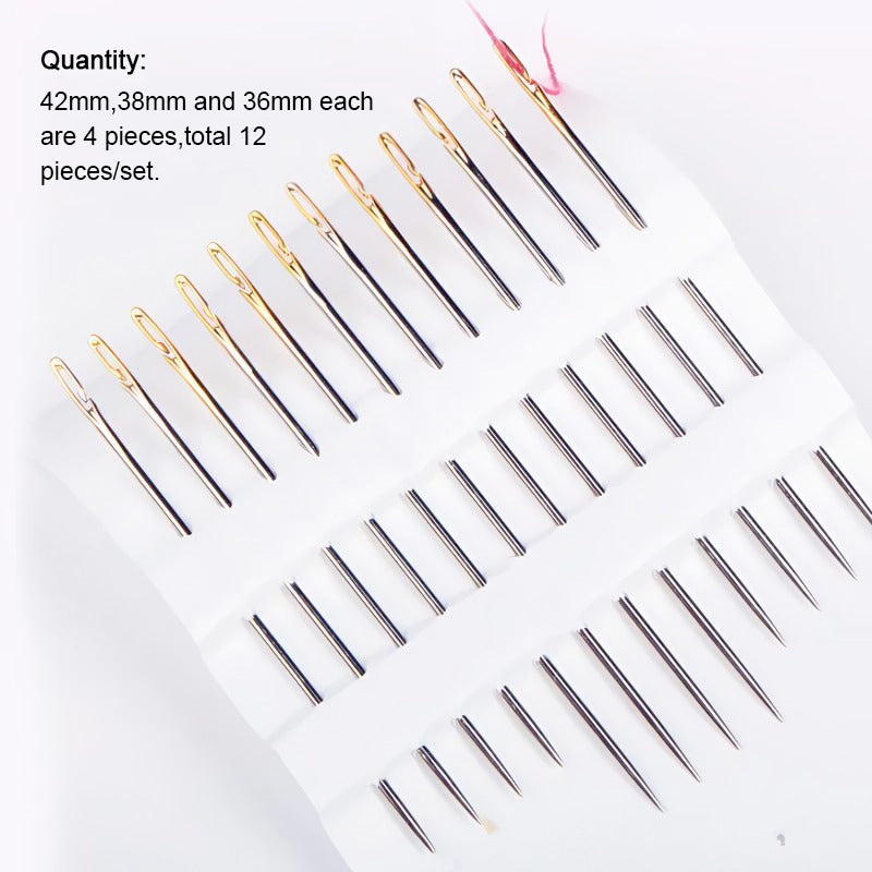 Self-threading Needles