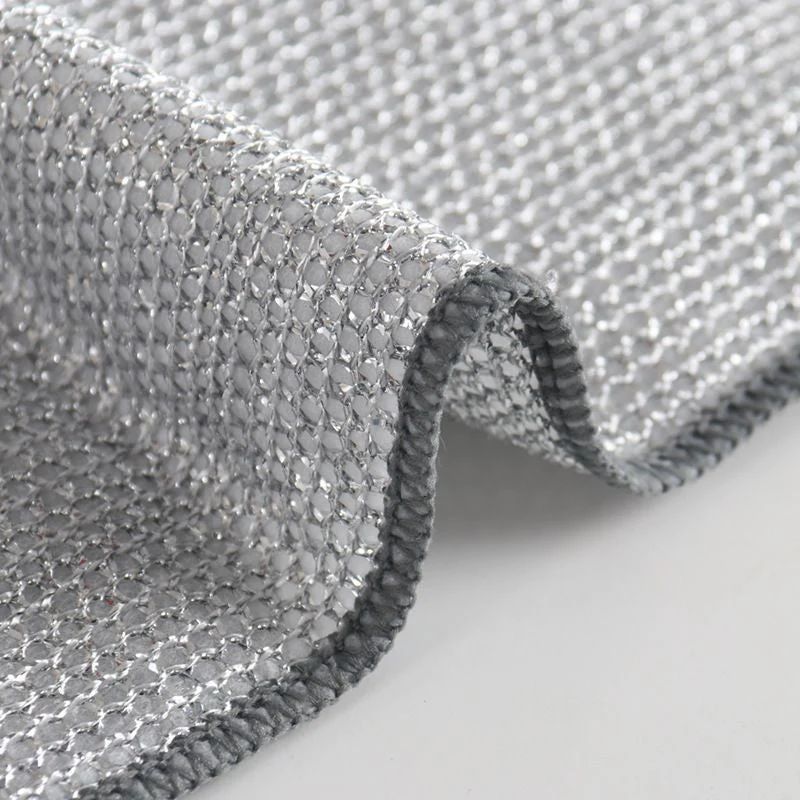 Multifunctional steel wire cloths for wet and dry use