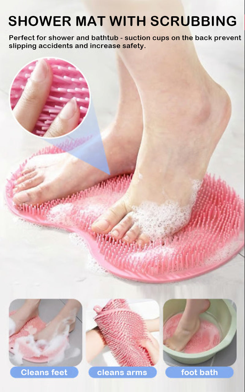 Shower Foot & Back Scrubber Massage Pad