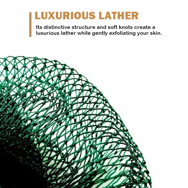 African high elastic exfoliating mesh bath towel