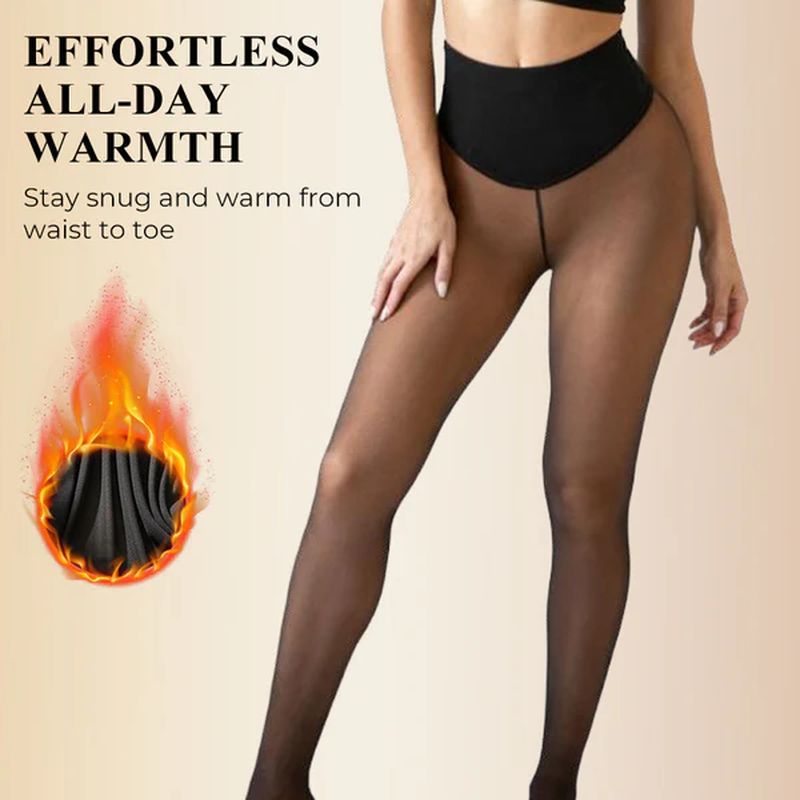 Warm and slimming single-seam shaping leggings