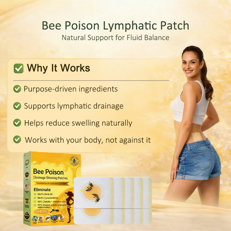 Bee Venom Lymphatic Drainage Slimming Patch